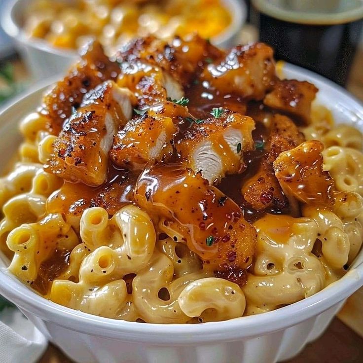 Baked Chicken N Cheese Macaroni