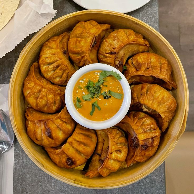 Fried Peri-Peri Chicken Momo