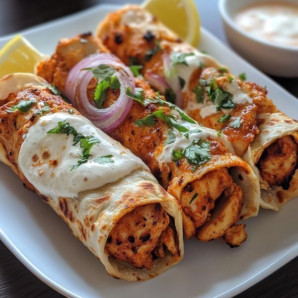 Punjabi Chicken Wrap