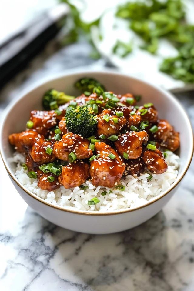 Spicy Chicken Rice Bowl